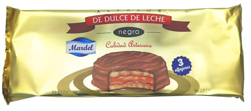 Mardel Alfajores de dulce de leche y Chocolate Negro - 3 Unidades