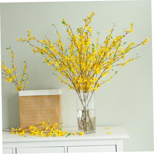 Ramas de forsythia artificiales de 40 pulgadas para florero 4