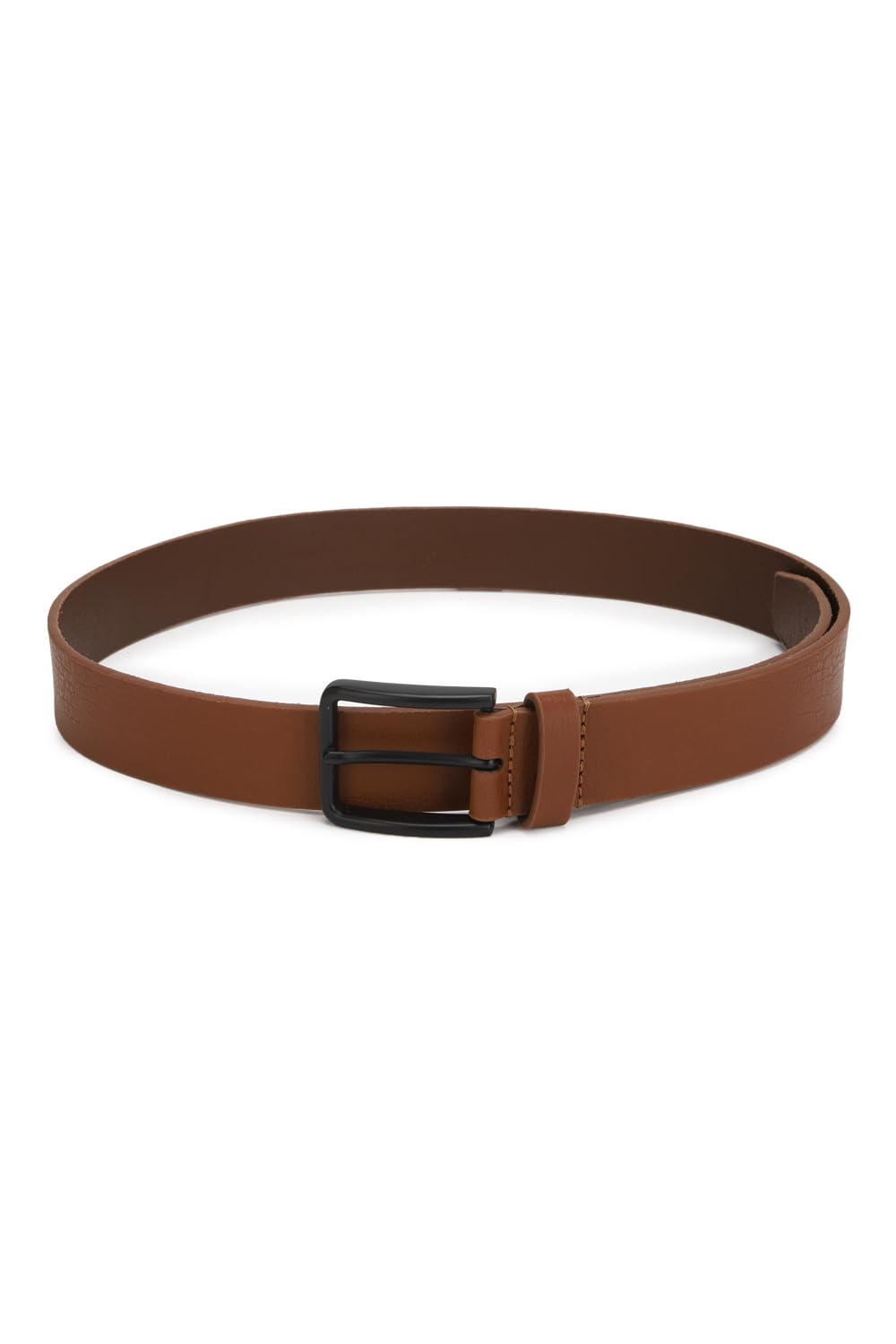 louis philippe Men Solid Casual Italian Leather with Matt Black Buckle Belt-picture-39