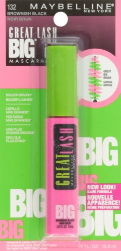 Image of MAYBELLINE NEW YORK Great Lash Big Washable Mascara, Brownish Black 132, 0.34 Fluid Ounce