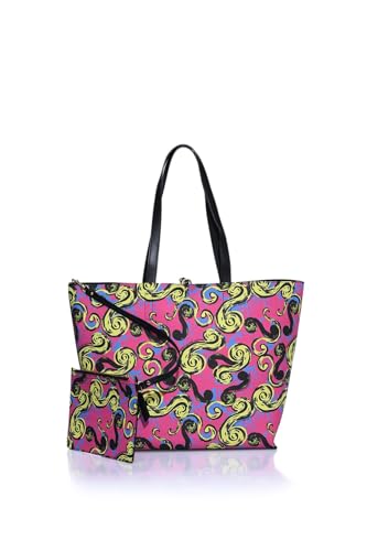 Sacola Versace Jeans com estampa gráfica
