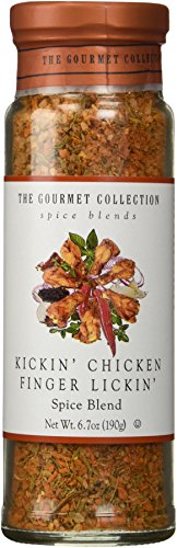 Kickin' Chicken Finger Lickin' the Gourmet Collection, Spice Blend 7.4oz. by Gourmet Collection