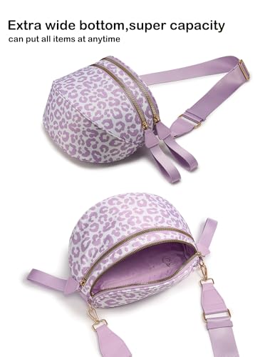 Image of FEIBOON Spacious Nylon Crossbody Bag Bum Bag Handbags Wallets Purses Trendy Shoulder Bag for Women