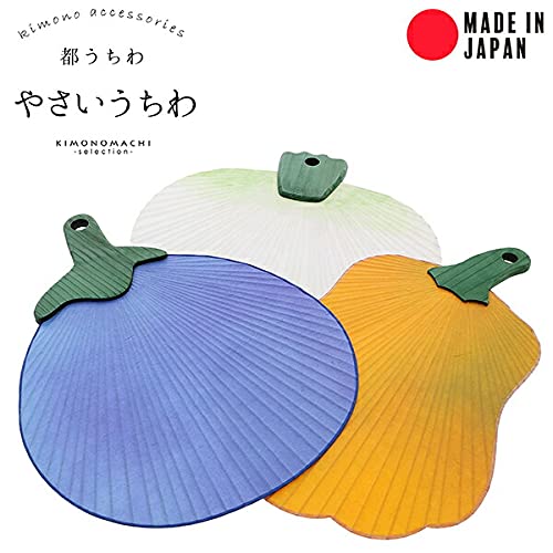 Amazon.co.jp: 都うちわ やさいうちわ 団扇 都団扇 1.賀茂なす 日本製