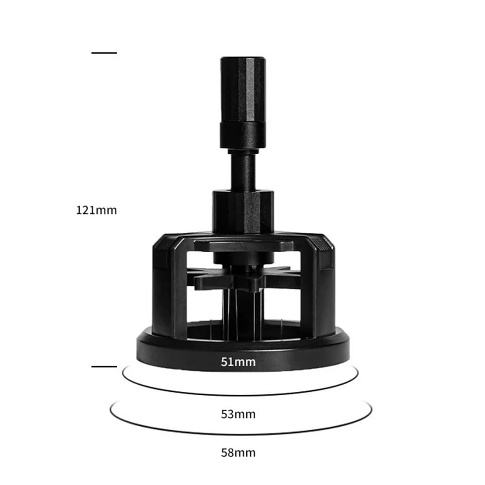 Agitador café magnético compatible 51/53/58 mm | Diseño de succión magnética, agitación giratoria, antideslizante, rompe grumos de polvo.(53mm)