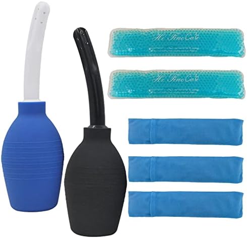 Bombilla Enema, de silicona Enema Bulbo de silicona médica Douche Bulbo para limpieza vaginal colónica anal, lavado vaginal para hombres y mujeres