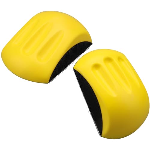 2 piezas 5 pulgadas Tacos de lijado para la artesanía de madera y restauración de muebles para el bloque de lijado a mano