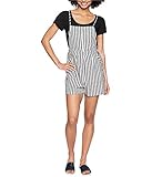 Leinen / Baumwolle Hurley Damen Ollie Overalls Lässige Hose, Lovely Stripe, S