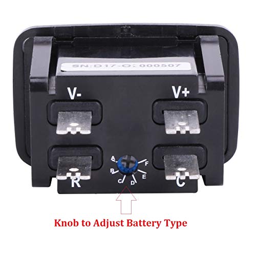 SEARON 36V Volt LED Battery Level Indicator Meter Gauge for EZGO Club Car Yamaha Golf Cart Forklift ATV Motorcycle Marine Van Vehicle.