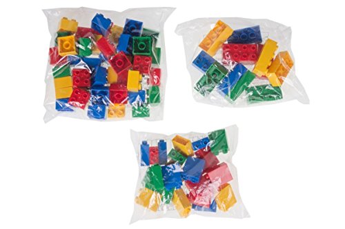 Big Briks Basic Builder Set #1 - Premium-Bausteine - kompatibel mit großen Bausteinen Aller führenden Marken - nur für Steine mit großen Noppen geeignet - 84 Stück - Blau, Grün, Rot, Gelb – Bild 6