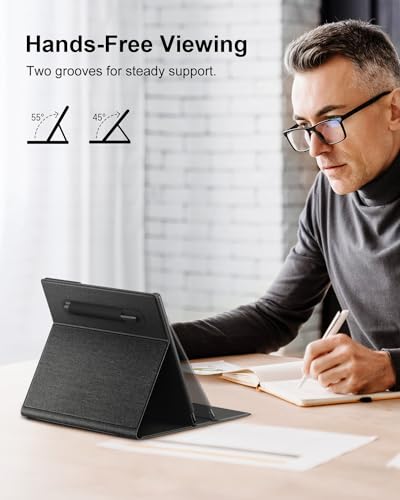 Ayotu Book Folio Case for Remarkable 2 Paper Tablet 10.3" 2020 Released, Premuin Fabric Smart Cover with Pen Pocket - Image 3