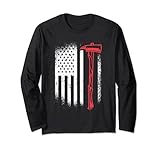 Photo Gallery ascia del vigile del fuoco della bandiera americana maglia a manica Photo Gallery ascia del vigile del fuoco della bandiera americana maglia a manica