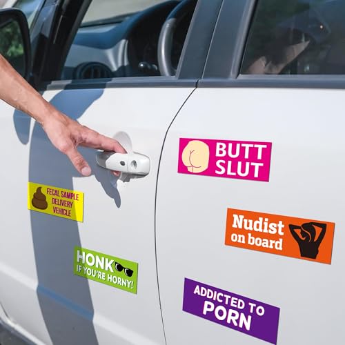 12pcs Funny Car Magnet Set