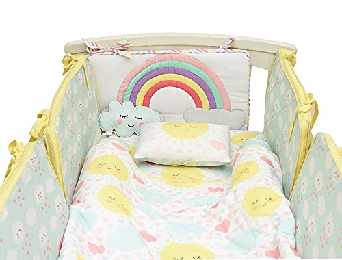 Image of Baby Jalebi Personalized Reversible Soft Organic Cotton Baby Blanket (Sunshine, Initials inchT inch)
