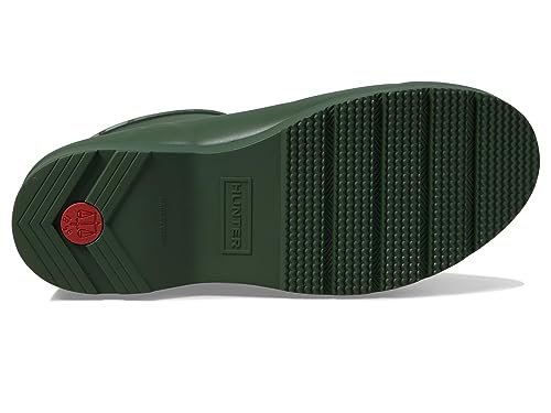 Image of Hunter Play Short Sherpa Insulated Boot - Boots for Men - Textile Lining - Low Block Heel - Synthetic Upper Flexing Green /White Willow 10 M