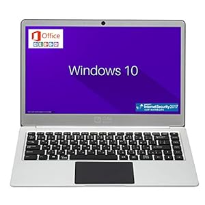 GLM 超軽量 薄型 PC ノートパソコン 日本語キーボート Microsoft Office 2019 / Windows 10 / Celeron / 14.1 インチ / SSD 256GB /メモリ8GB / WIFI / USB3.0 / HDMI / WEBカメラ / FullHD /日本語キーボート