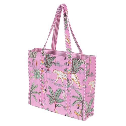 Image of Marubhumi Women Lightweight Travel Bag Purse Cotton Shoulder Tote Bag For Shopping Grocery & Beach Bag