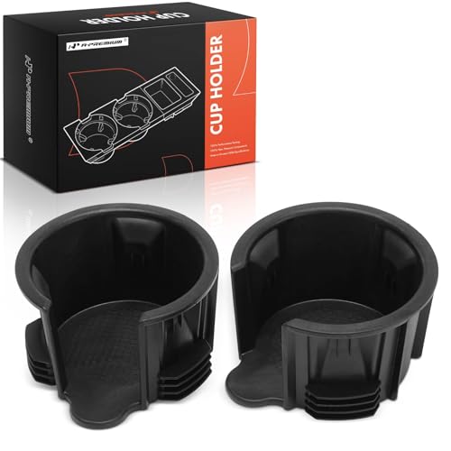 Insertos portavasos negros para Land Rover 2 unidades miniatura 1