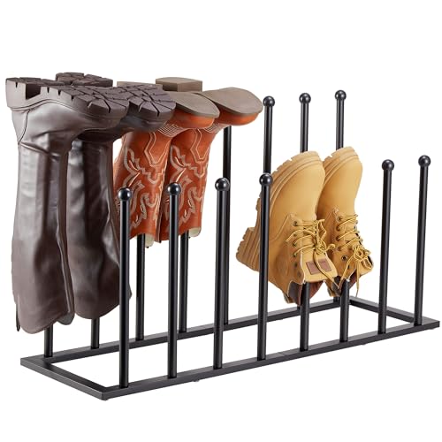 Housen Solutions Boot Rack Organizer for Tall Boots, 8 Pairs Metal...