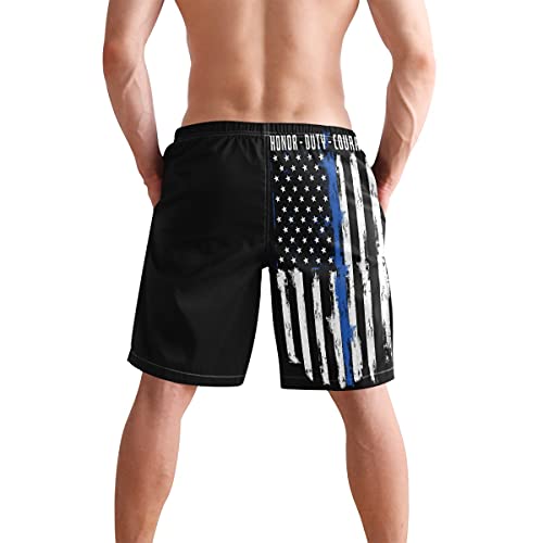 Men's Beach Shorts Quick-Dry Swim Trunks with Mesh Lining Swimsuits Board Shorts3