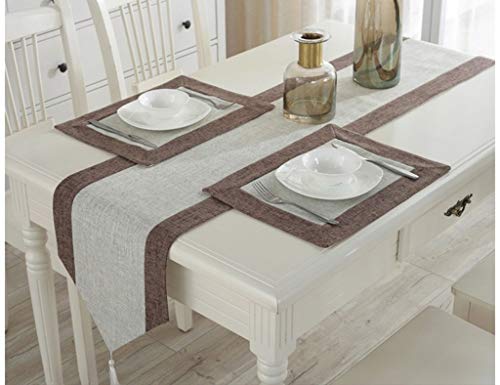 Nappe chemin de table MU runner nordique moderne pour buffet d'hôtel - 4