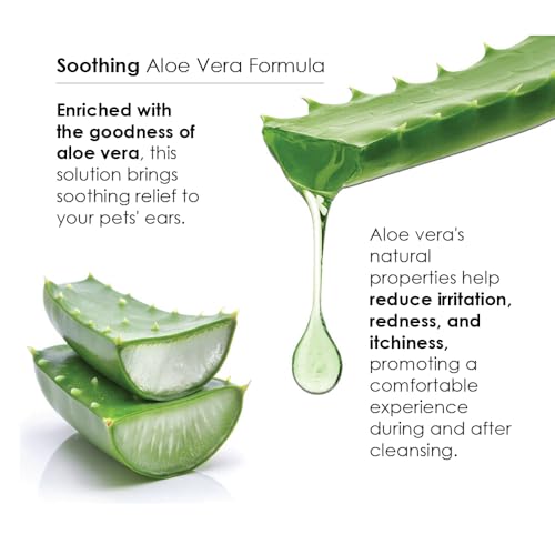 Otiderm Ear Cleansing Solution with Aloe Vera for Dogs  Cats Antiirritant Formula with Neutral Ph and Aloe Vera Deodorize  Gently Clean  8 Fl Oz  Cucciolini Doodles Otiderm ear cleansing solution with aloe vera for dogs  cats anti irritant formula with neutral ph and aloe vera deodorize  gently clean  8 fl oz   cucciolini doodles