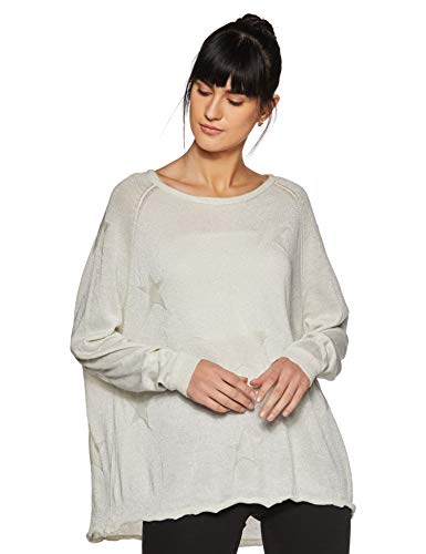 Image of VERO MODA Women's Synthetic Round Neck Sweatshirt