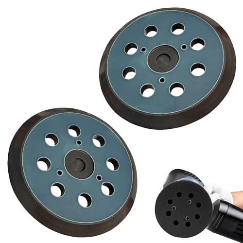 2 Pack 5 Inch 8 Hole Replacement Sander Pad for Makita Orbital Sander Compatible with BO5010 BO5030K BO5031K BO5041K