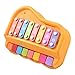 Detazhi 2-in-1-Kind Paino-Spielzeug klopft auf Tastatur 8-Ton-Musikinstrument Early Education Spielzeug mit gelber Ente (Farbe: klein) (Color : Small)