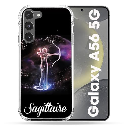 Coque Samsung Galaxy A56 5G Cokitec renforcée motif zodiaque Sagittaire durable