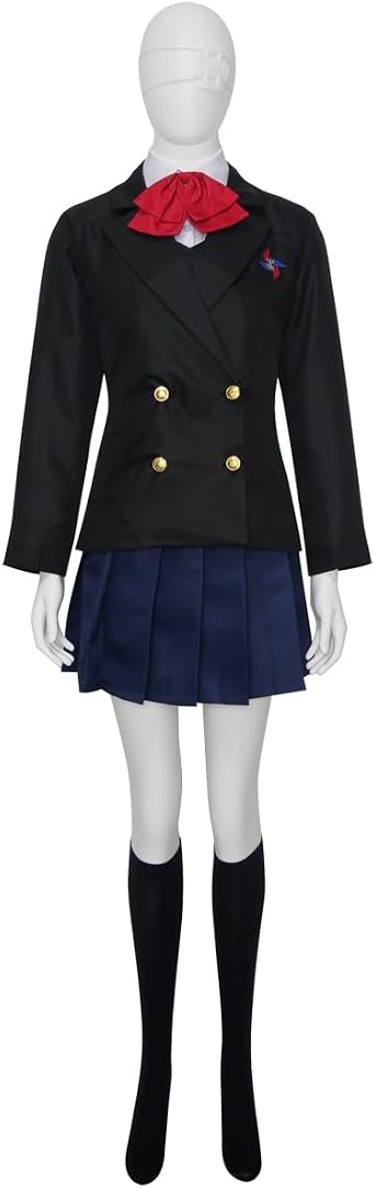 Gothic Anime-Style School Uniform Costume Dress
