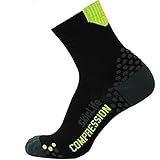 Running Socks – Anti-Blister Quarter Length Sport Socks – Dot Padding Technology