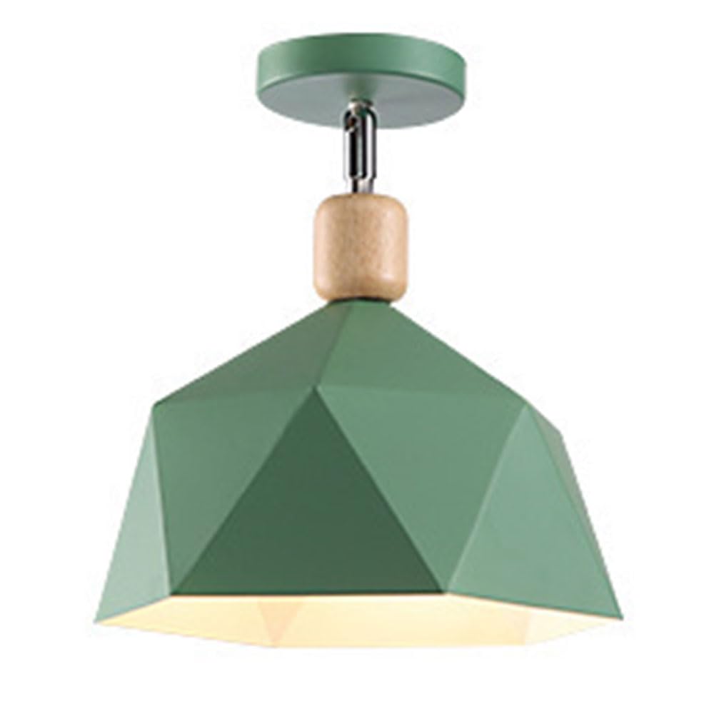 SHUANGZ Nordic Macaron Entrance Ceiling Lamp Corridor Aisle Balcony Ceiling Lights Indoor Chandeliers Light Fixtures Semi Flush Mount Lighting Fixture Modern Hallway Light Fixture Ceiling,