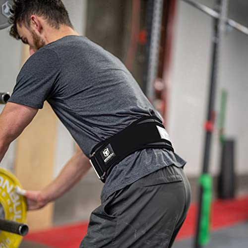 Weight Lifting Belt for Men and Women,Performance Auto-Locking Weightlifting Belt for Cross Training, Functional Fitness,Squats and Deadlift Contoured Weight Belts (Large, Black) - Thumbnail 7