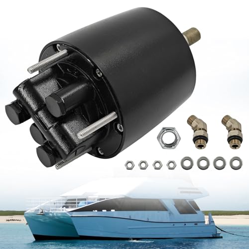 Image of 300HP HH5770-3 Marine Hydraulic Helm Pump Fit for Seastar Pro 2.0 | Front Mount Outboard Boats Hydraulic Outboard Steering Pump Boat Replace# ZA0350