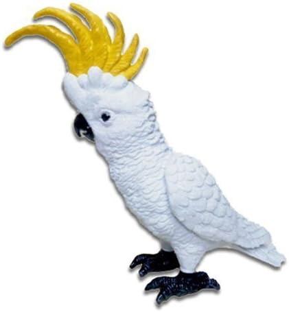 7" Umbrella White Cockatoo Figure