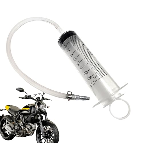 ブレーキオイル抜き取り工具 - 自転車 バイク 電動車対応 油圧式ブレーキポンプ エア抜きホース キャリパー対応メンテナンスツール | 上部ポンプ 下部ポンプ ブレーキ修理補助器具