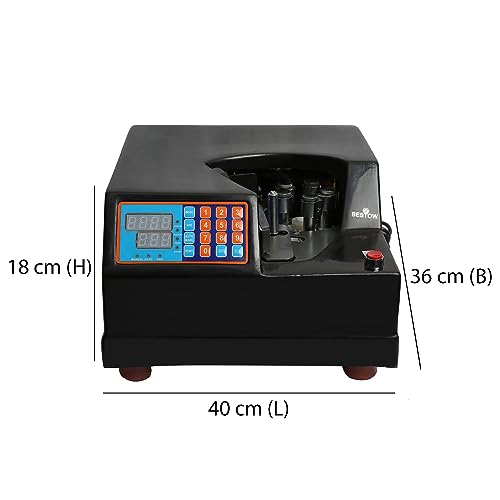 Image of Bestow Fast Note Counting Heavy Duty Best Bundle Note /Currency Counting Money Counting Machine for Banks Shops and Office use (Counting Speed-1500 Notes /min)