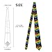 KOSUES LGBT Rainbow Gay Pride Flag Love Is Love Casual Men's Tie Mens Neckties Adjustable Novelty Neck Ties Fashion Neckwear Outfits Accessory For Daily Wedding Party Date Holiday Business Festival