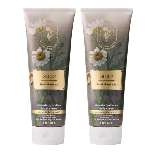 Bath & Body Works Aromatherapy Body Cream, Black Chamomile, 8 fl oz, 2 Pack - image 1