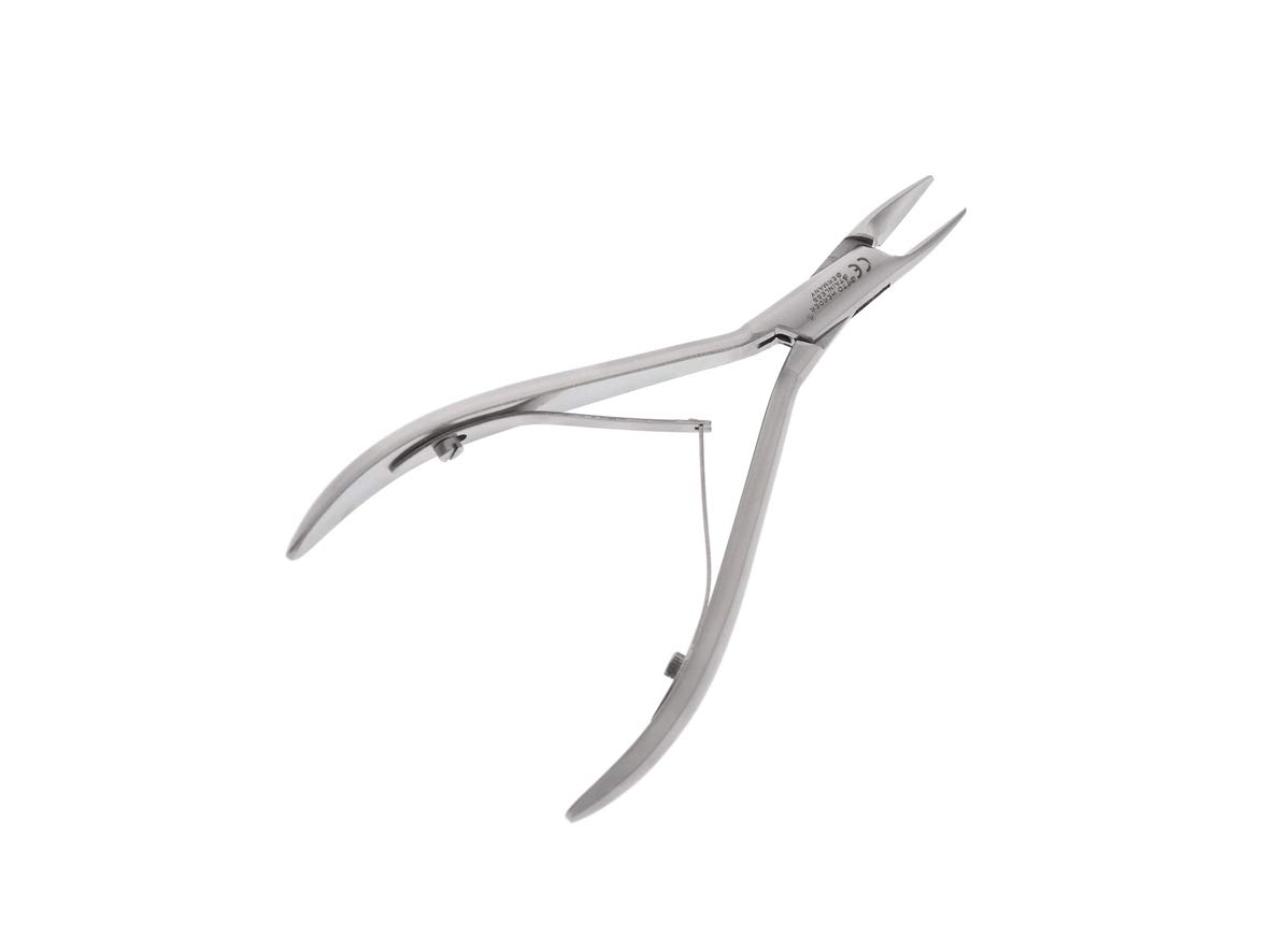 Otto Herder - Pinza diabetica per unghie, 12,5 cm, in acciaio inox/extra con punta arrotondata per un lavoro senza ferite sulla base diabetica