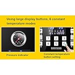 HLGKBY Fully-Automatic Coffee Foam Maker Frothing Machine Commercial Steam Milk Frother 4 IN 1 Milk Steamer Machine with 12L Capacity Electric for Coffee, Milk, Bubble Tea, Milk Tea - Image 3