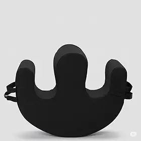 Almofada Giro Fácil Ortopédica Lateral Posicionamento Acamados Paciente Gira Gira (Preto)