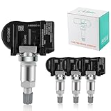 AULINK 1K0-907-253D Tire Pressure Monitoring System TPMS Sensors for 2006-2013 Audi A3 A4 A5 Q5 TT, VW Beetle CC EOS GLI Golf GTI Jetta Passat R32 Rabbit 18 Wheels Rabbit Tiguan