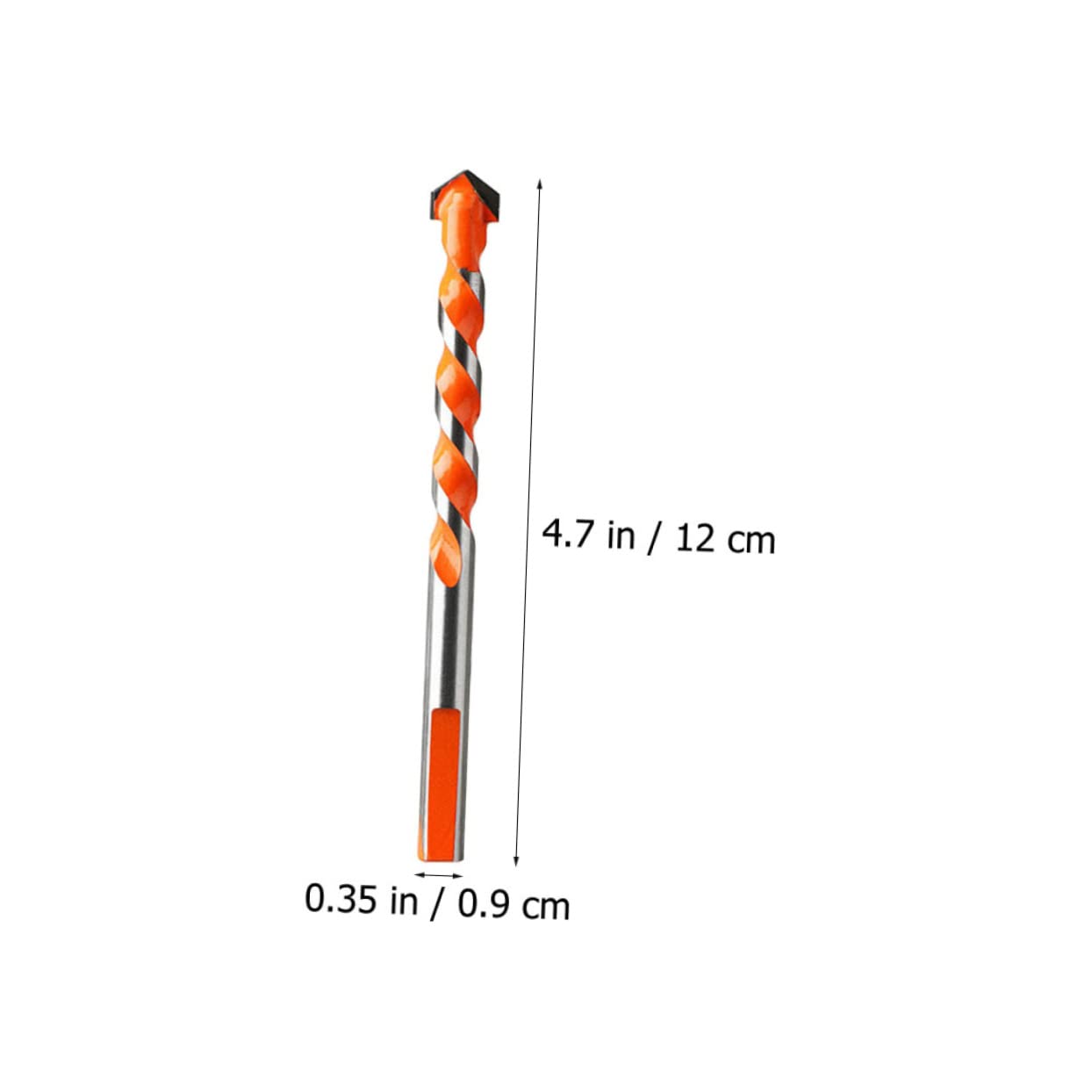 10pcs Drill Bit Carbide Triangle for Glass Tile and Precision Tool for Clean Ceramics and Masonry