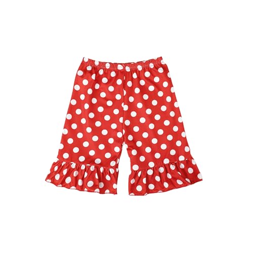 Image of Toddler Girls Back to School Pencil Outfits Set Ruffle T-Shirt Dress and Pants Outfit Set 3-8Years