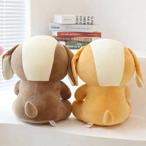 Image of Sleepy Dog Plush Toy - 25 cm Cute Soft Stuffed Puppy | Cuddly Dog Plush Toy for Kids & Adults | Birthday Gift (Random Color)
