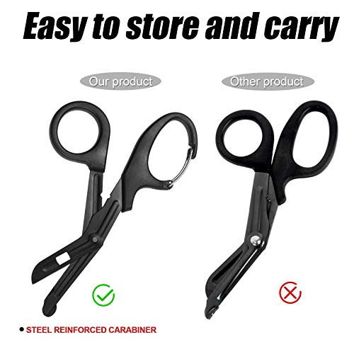 image for Romeda Pen Light and Medical Scissors, LED Penlight with Pupil Gauge a