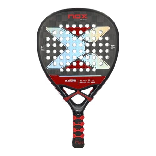 Padel Racket ML10 Luxury Shotgun 18K by Miguel Lamperti 2024 | Diamond-Shaped Pala Padel | EOS Flap & Pulse System for Enhanced Aerodynamics | 18K Carbon w/ HR3 Core Pala de Padel for Advanced Players