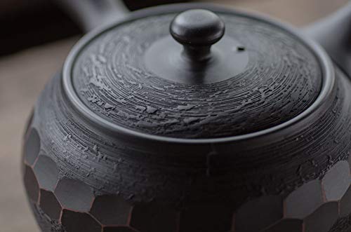 Amazon｜宝龍 常滑焼 急須 黒 420cc 帯網｜急須 オンライン通販